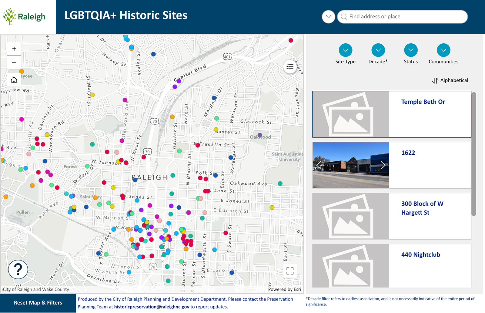 map of lgbtqia+ historic sites